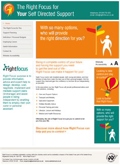 Right Focus website