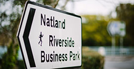 Industrial estate sign